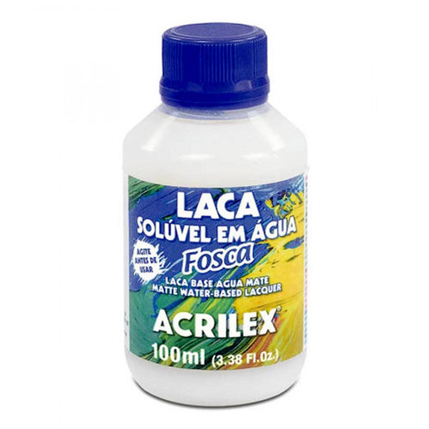 LACA ACRILEX BASE AGUA MATE FOSCA 100 ML - 1