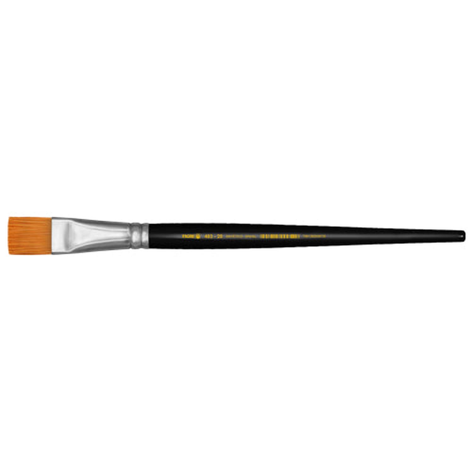 PINCEL TIGRE SINTETICO DORADO SATINADO CHATO N° 0 - 8