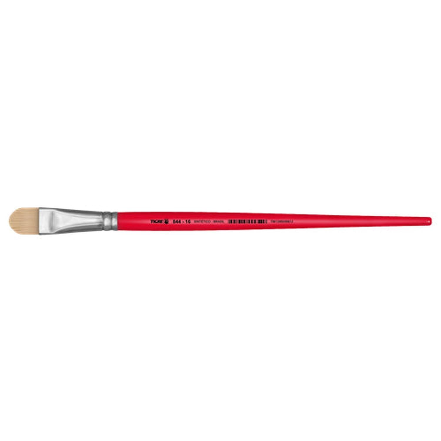 PINCEL CERDA SINTETICA BEIGE LENGUA DE GATO - 7