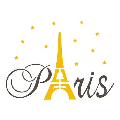 STENCIL PARIS 2 13X13 CM - 1