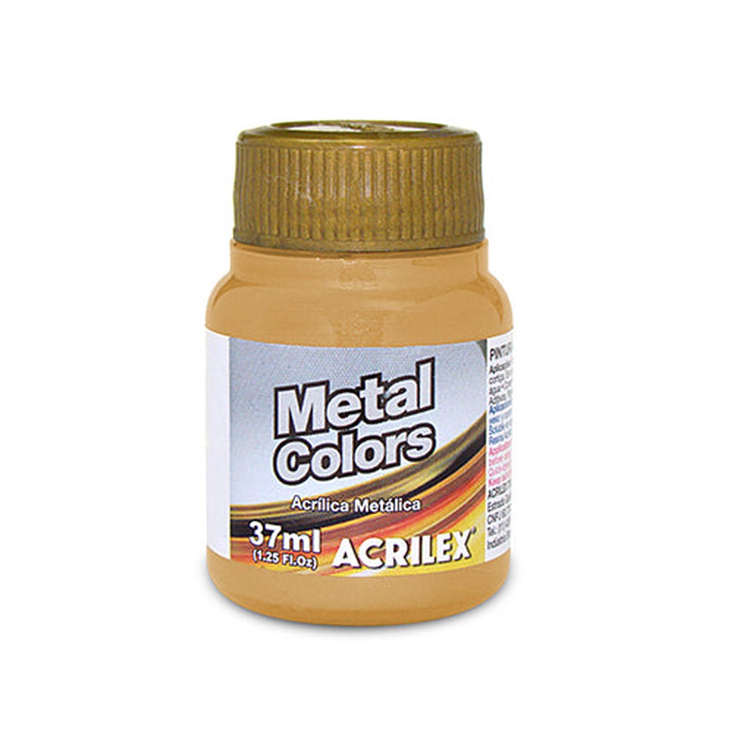 PINTURA ACRILÍCA ACRILEX METAL COLORS 37 ML - 3