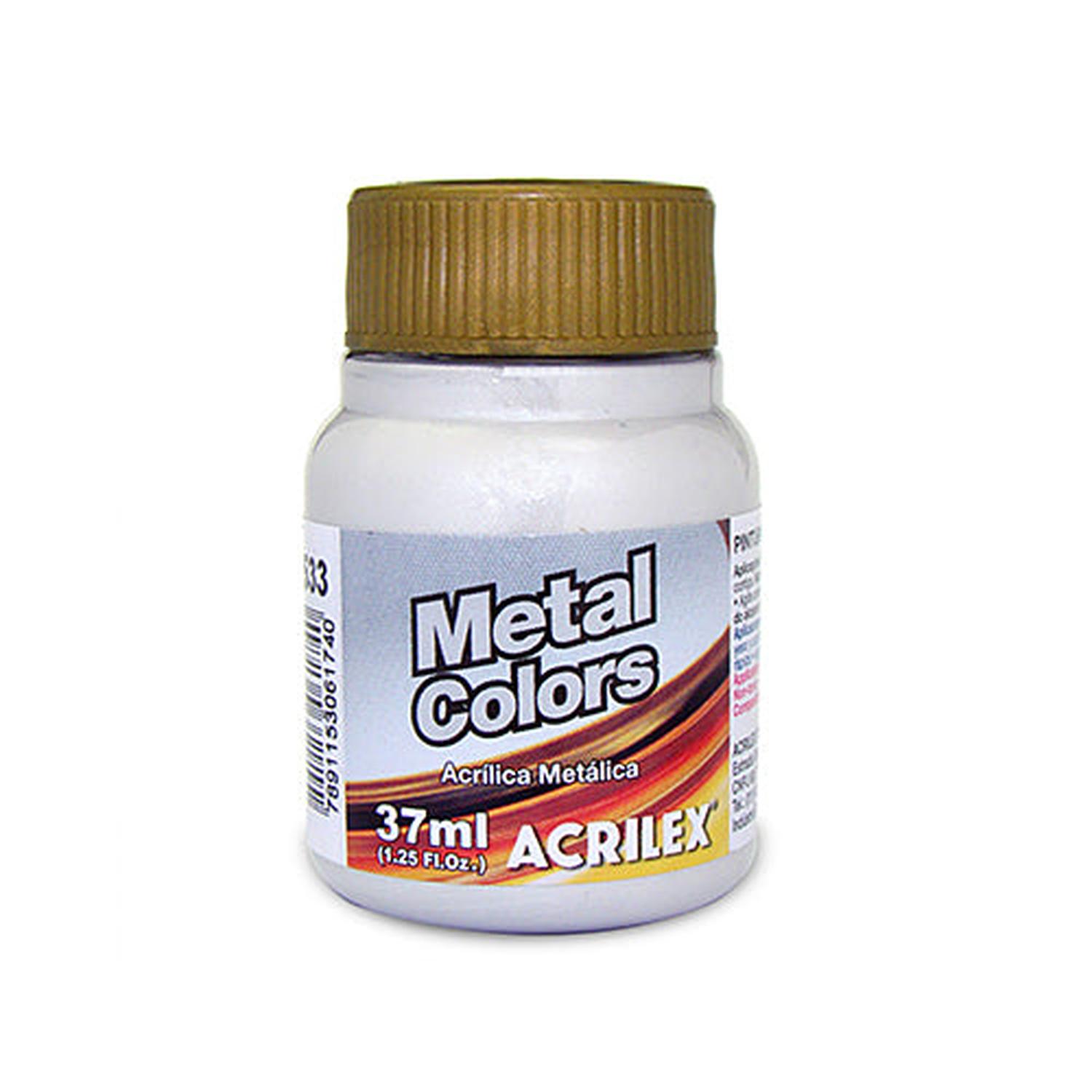 PINTURA ACRILÍCA ACRILEX METAL COLORS 37 ML - 4