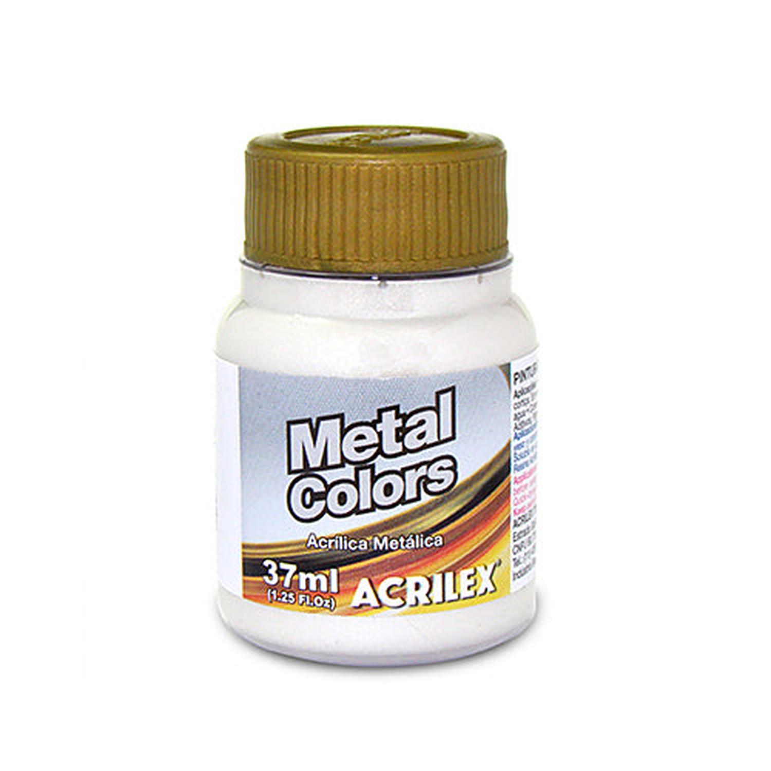 PINTURA ACRILÍCA ACRILEX METAL COLORS 37 ML - 5