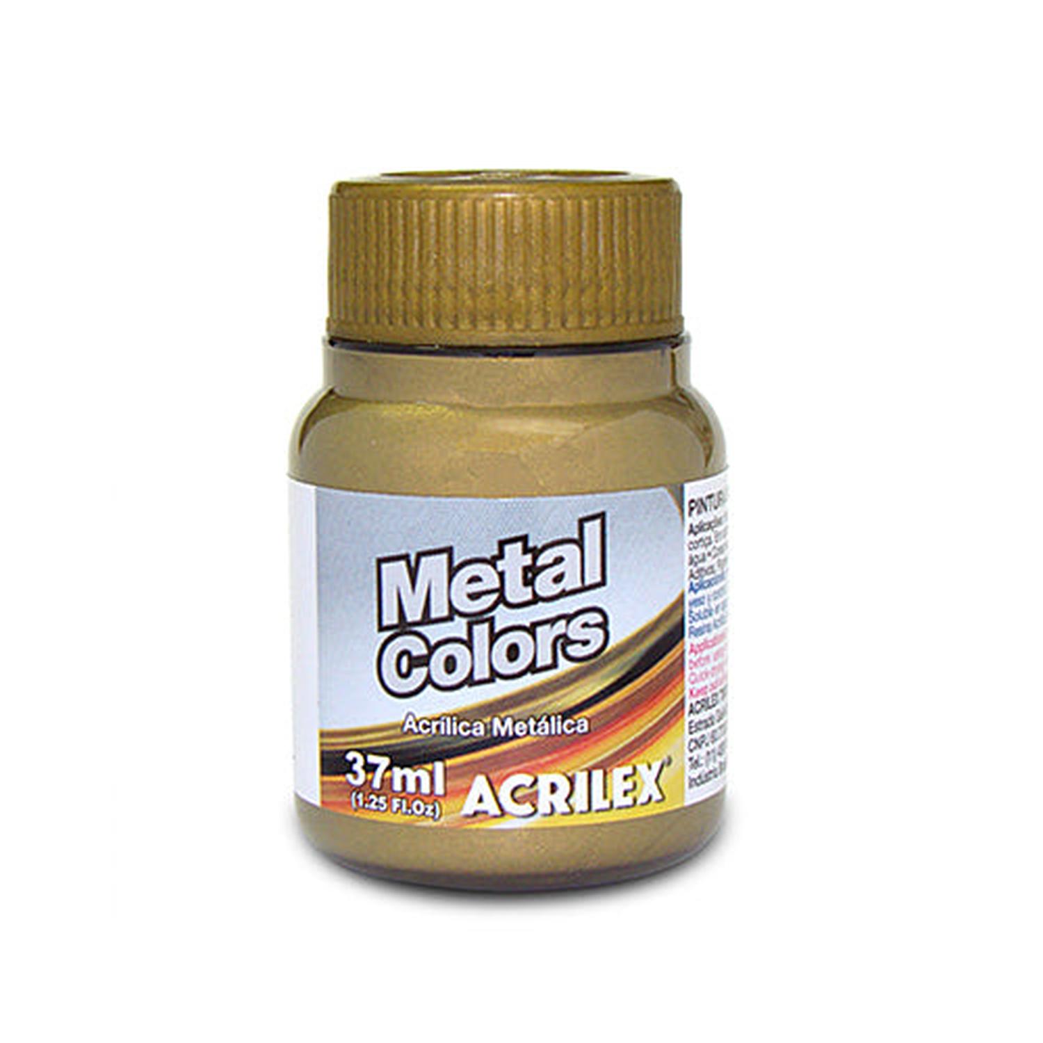 PINTURA ACRILÍCA ACRILEX METAL COLORS 37 ML - 7