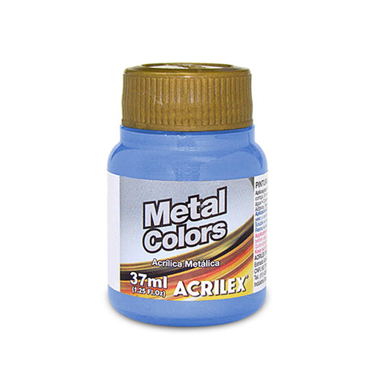 PINTURA ACRILÍCA ACRILEX METAL COLORS 37 ML - 9