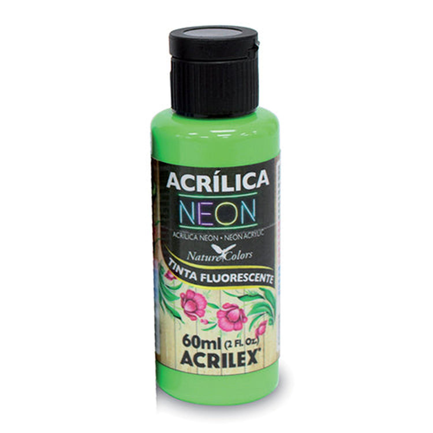PINTURA ACRÍLICA ACRILEX NEON 60 ML - 1