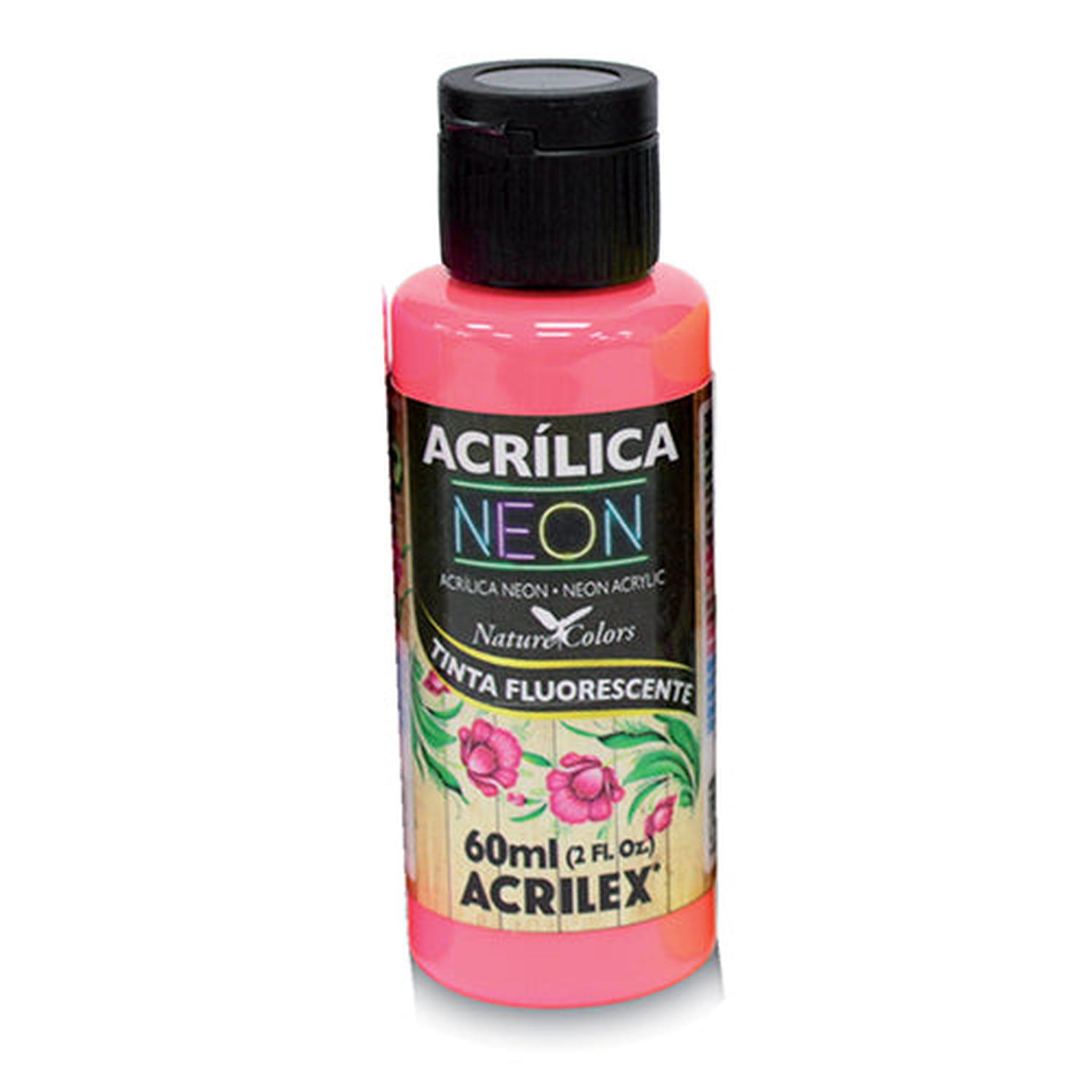 PINTURA ACRÍLICA ACRILEX NEON 60 ML - 3
