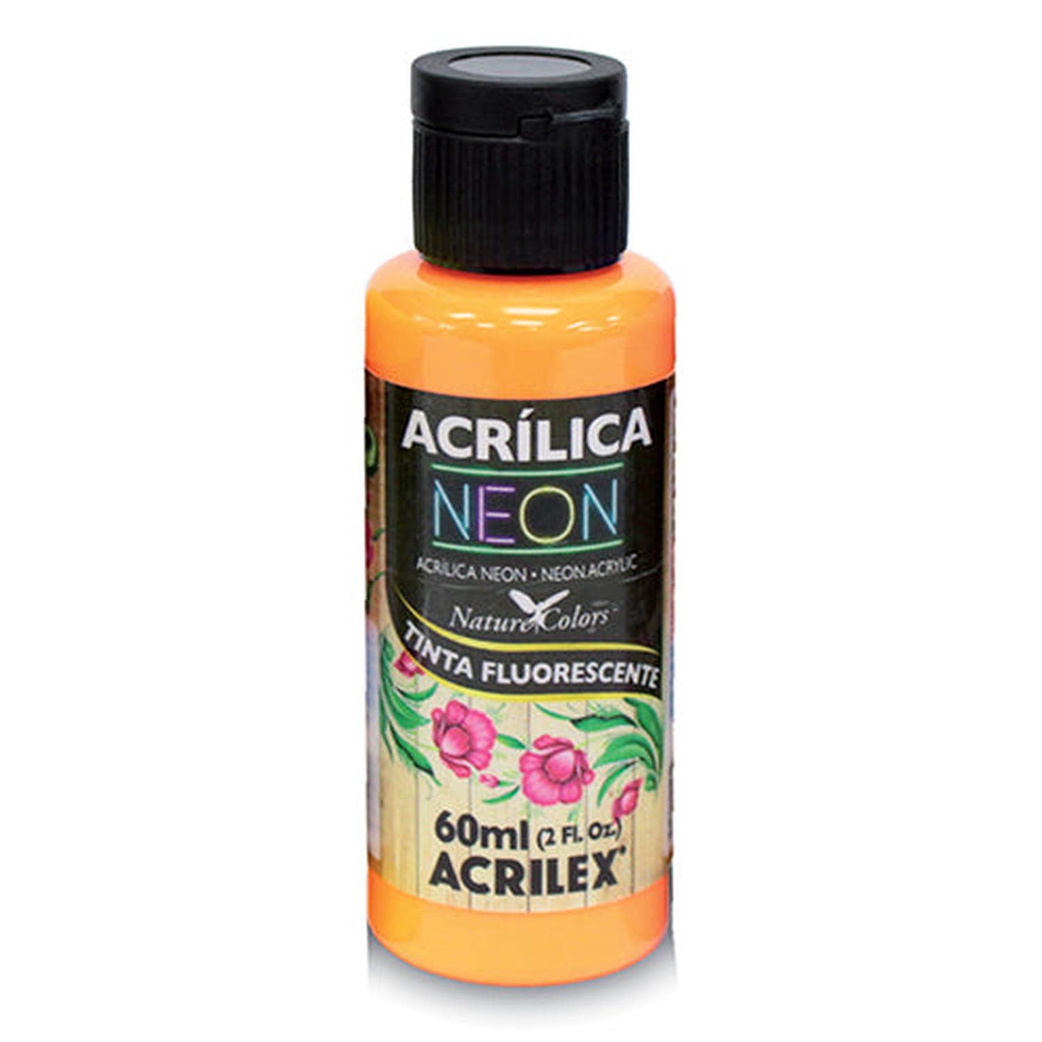 PINTURA ACRÍLICA ACRILEX NEON 60 ML - 4
