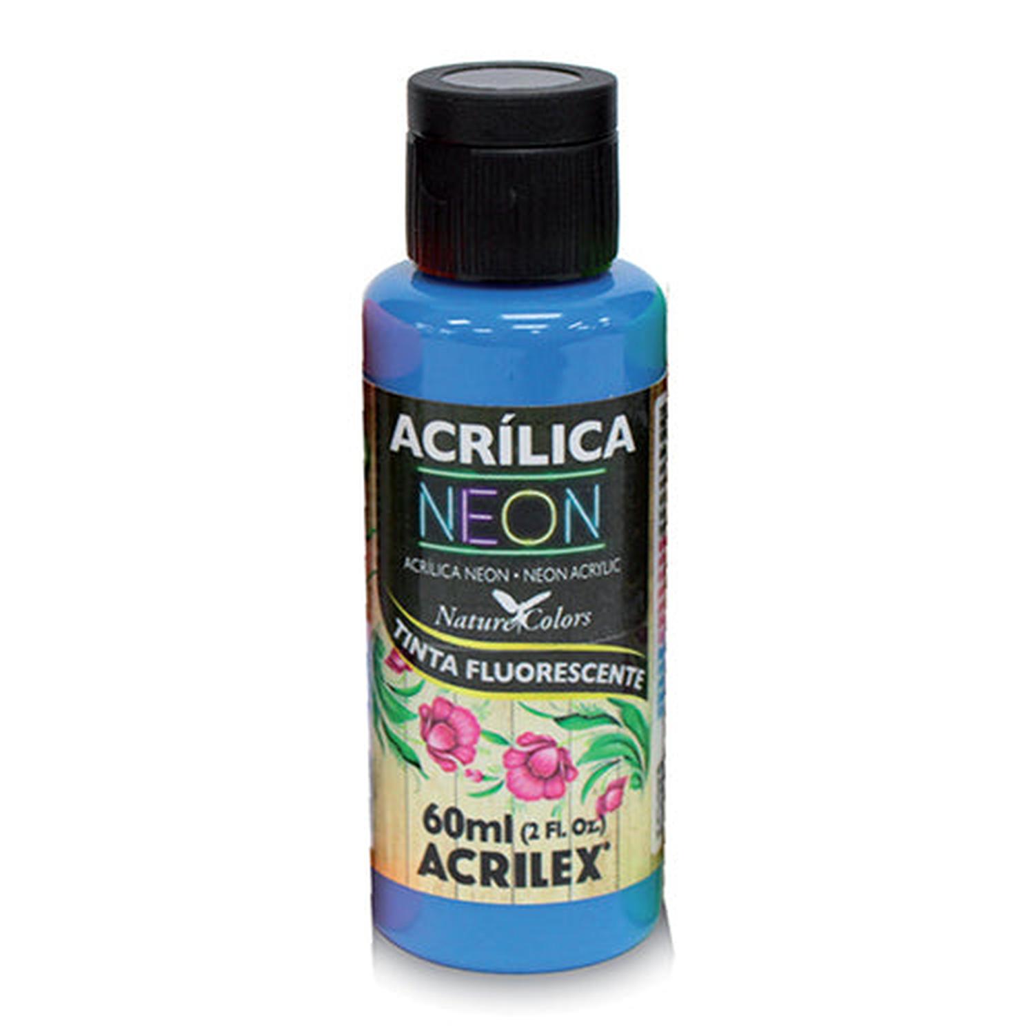 PINTURA ACRÍLICA ACRILEX NEON 60 ML - 6