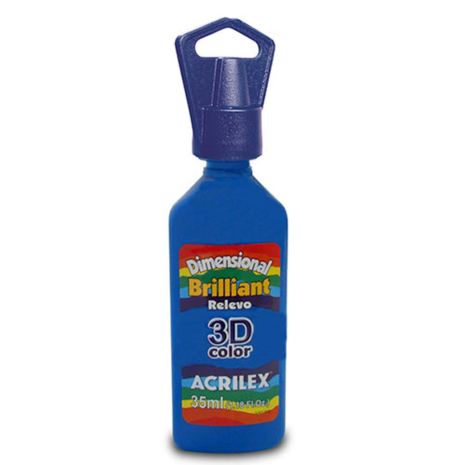 PERFUME ACRILEX DIMENSIONAL BRILLANTE RELIEVE 3D AMARILLO 35 ML - 2