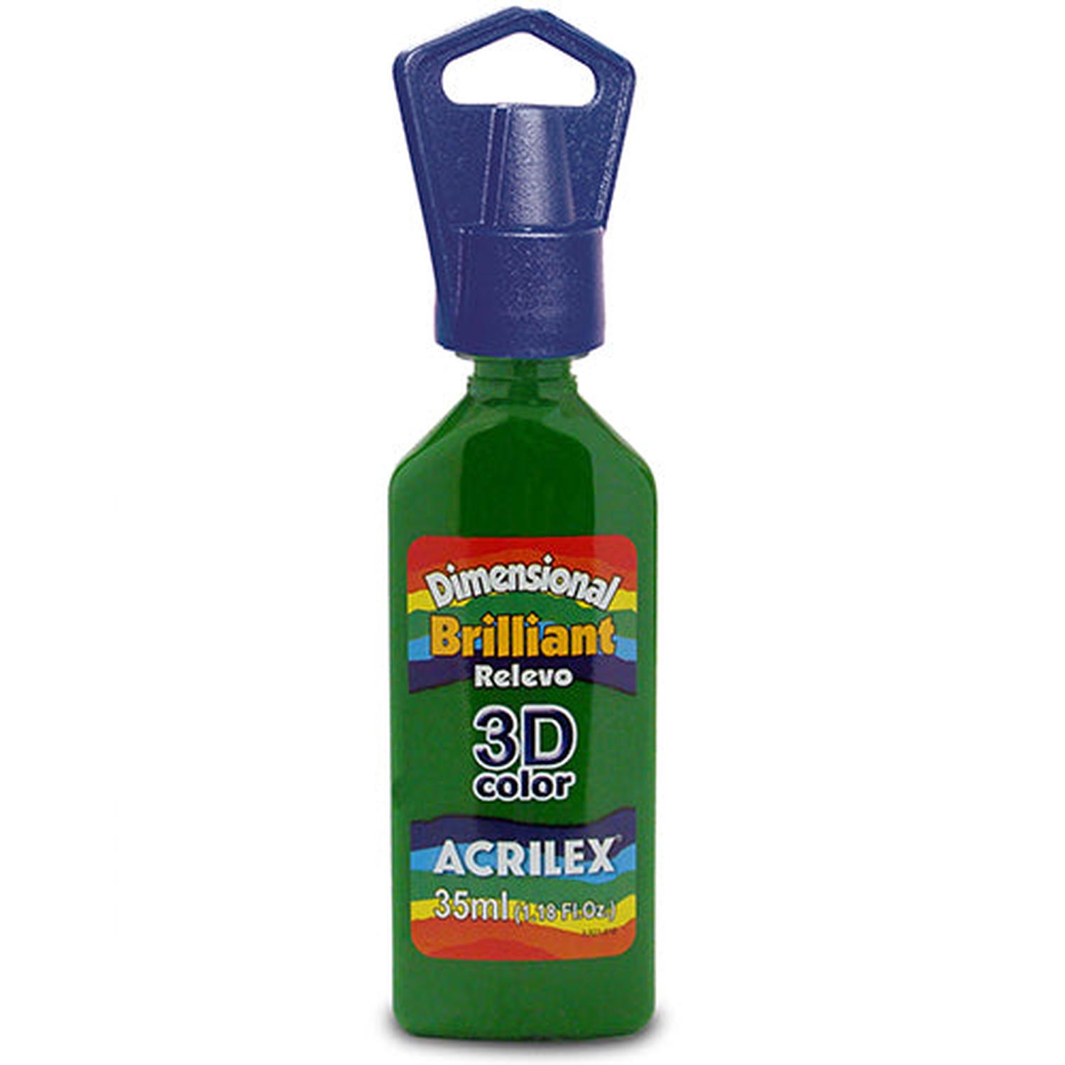 PERFUME ACRILEX DIMENSIONAL BRILLANTE RELIEVE 3D AMARILLO 35 ML - 6