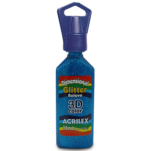 DIMENSIONAL GLITTER ACRILEX RELIEVE 3D 35 ML - 1