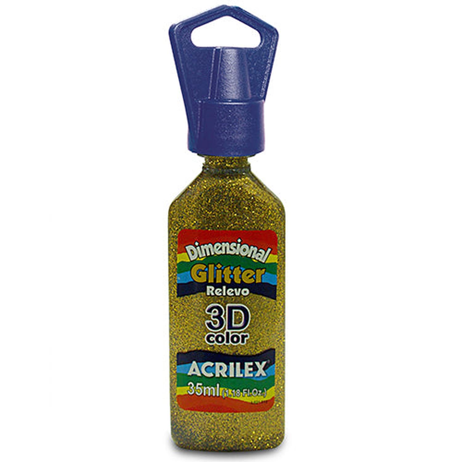 DIMENSIONAL GLITTER ACRILEX RELIEVE 3D 35 ML - 4