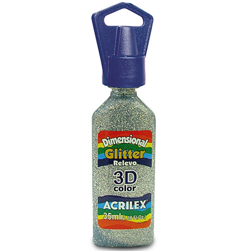 DIMENSIONAL GLITTER ACRILEX RELIEVE 3D 35 ML - 5