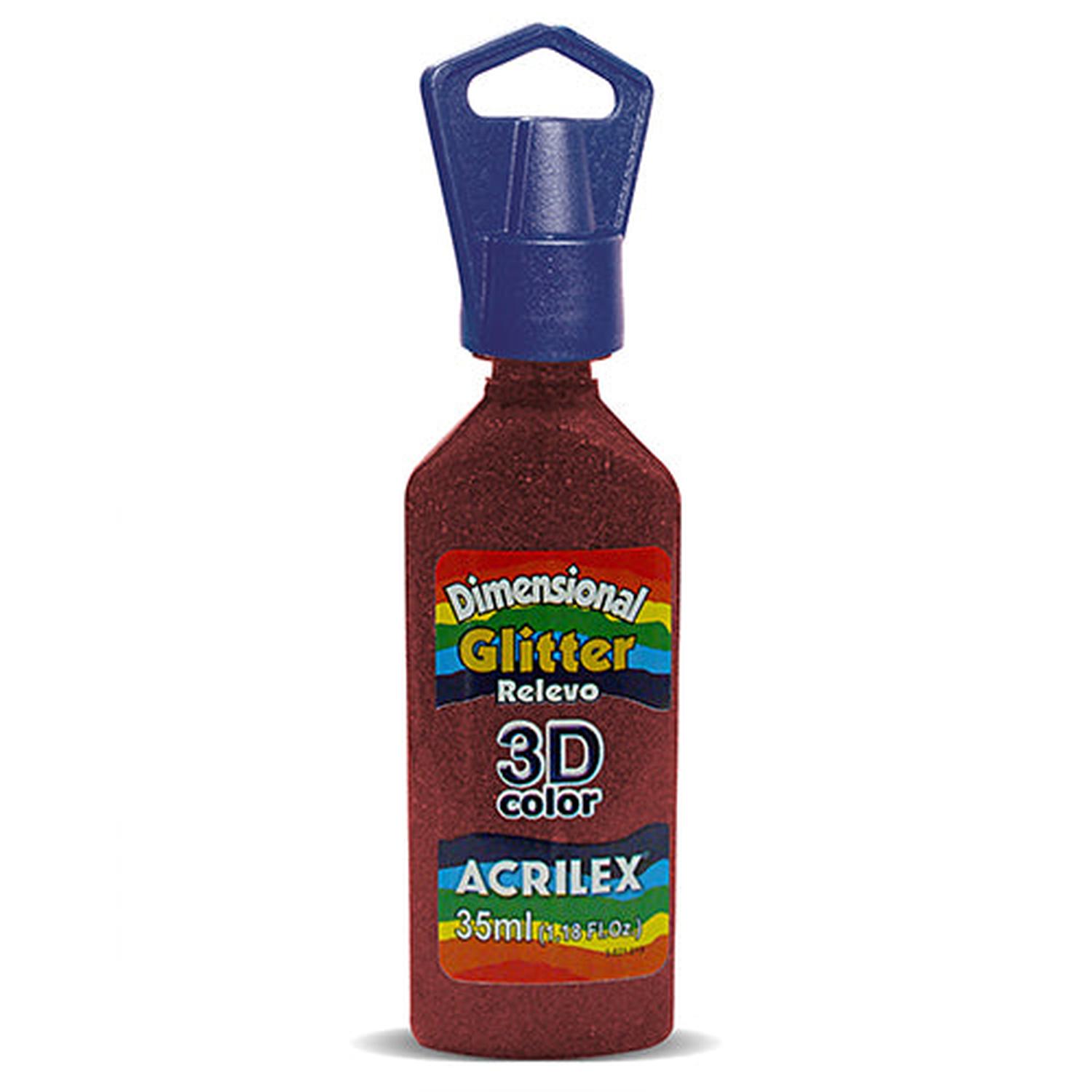 DIMENSIONAL GLITTER ACRILEX RELIEVE 3D 35 ML - 6