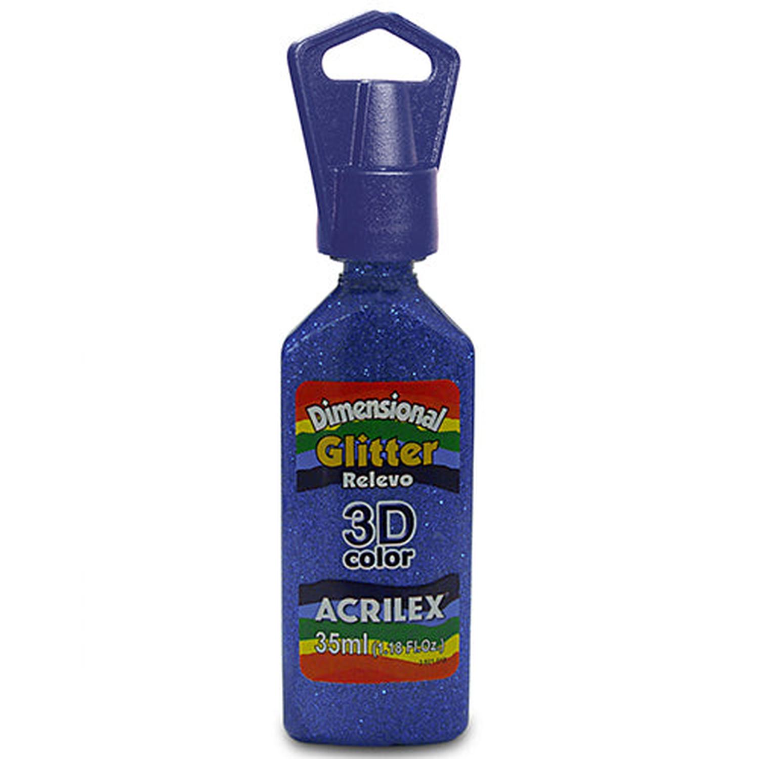 DIMENSIONAL GLITTER ACRILEX RELIEVE 3D 35 ML - 8