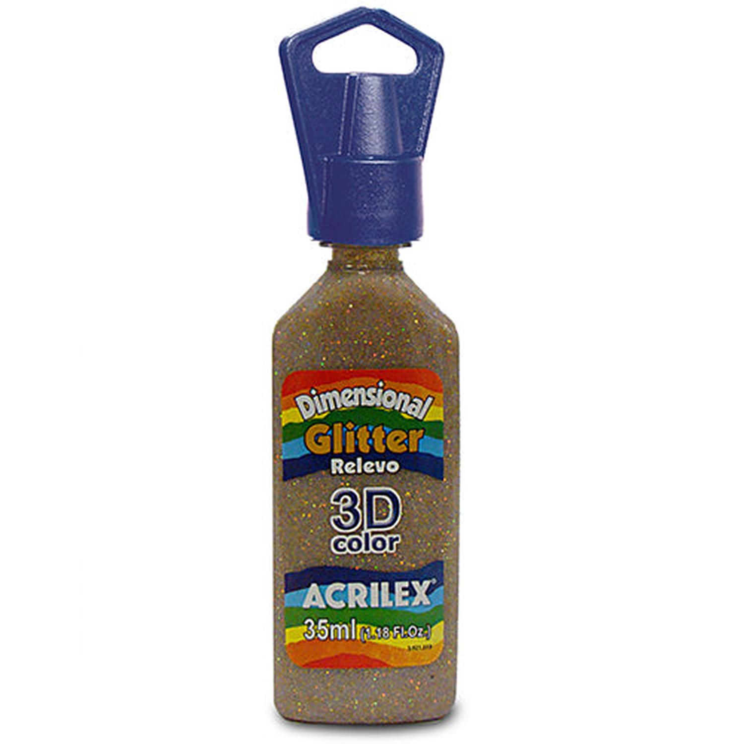 DIMENSIONAL GLITTER ACRILEX RELIEVE 3D 35 ML - 9