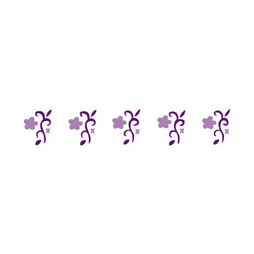 STENCIL FLORES DE CAMPO/ FLORAL 16X3CM - 1