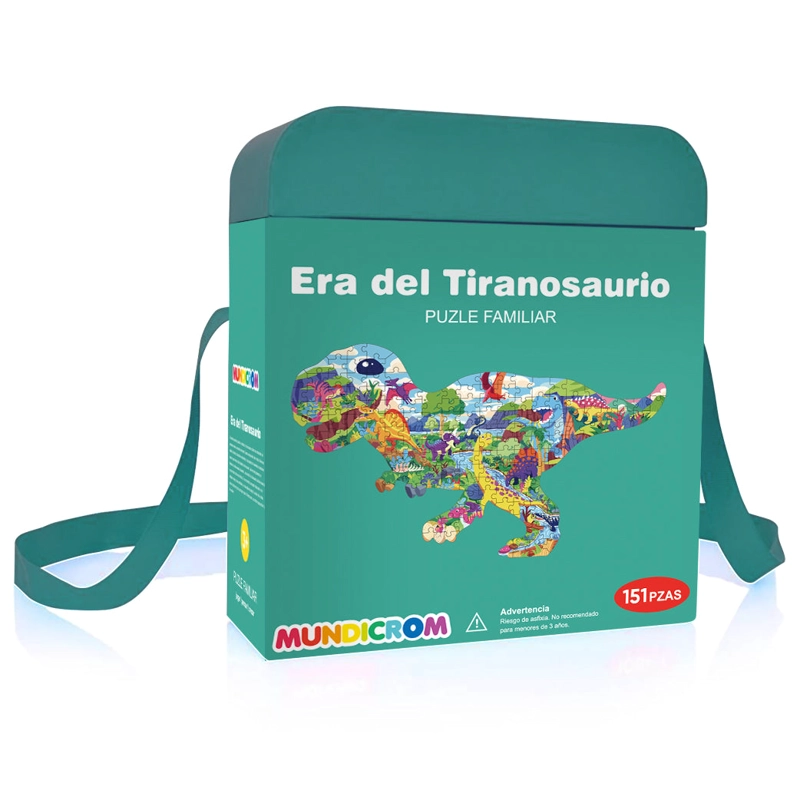 ROMPECABEZAS MUNDICROM MULTICOLOR ERA DEL TIRANOSAURIO (151 PIEZAS) - 1