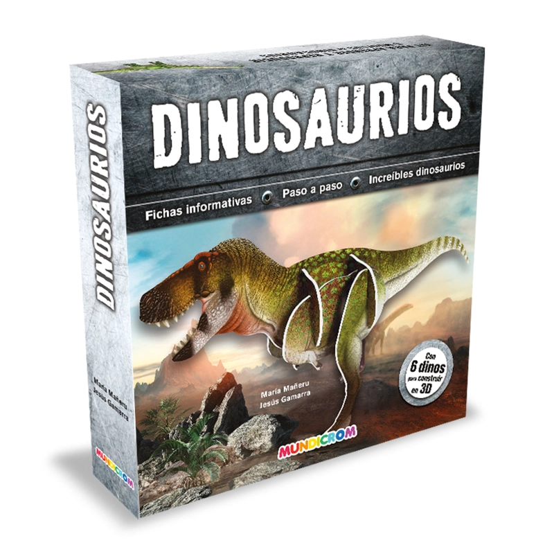 DINOSAURIOS... KIT DE CONSTRUCCIÓN + LIBRO - LIBERTAD SA - 1