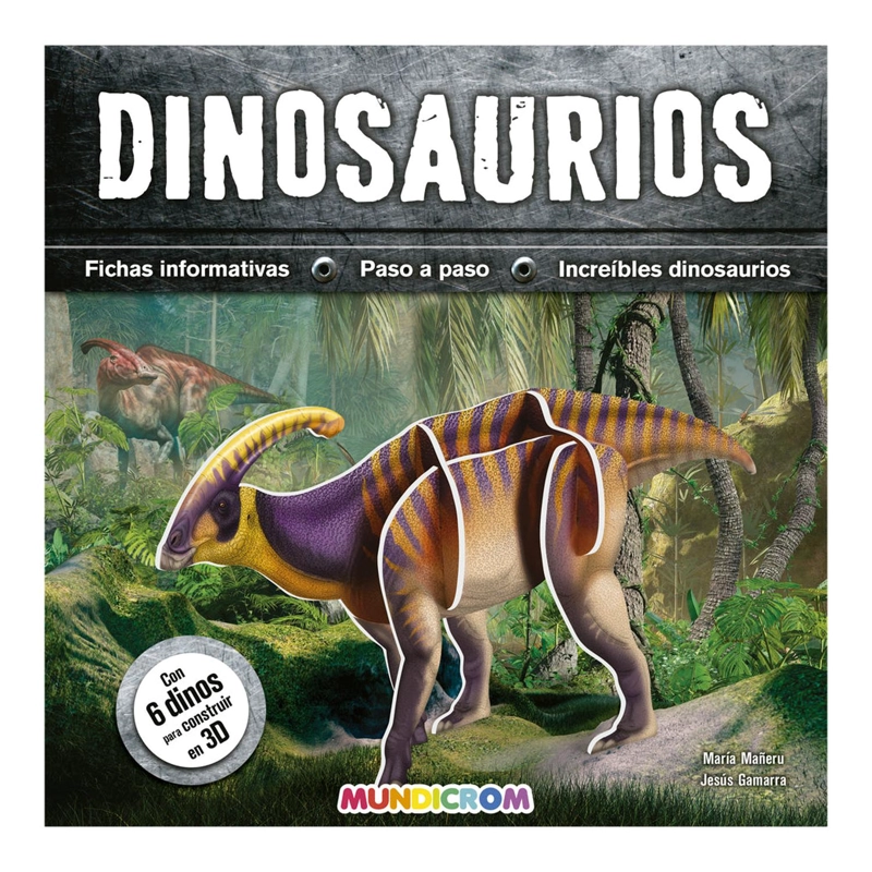 DINOSAURIOS... KIT DE CONSTRUCCIÓN + LIBRO - LIBERTAD SA - 2