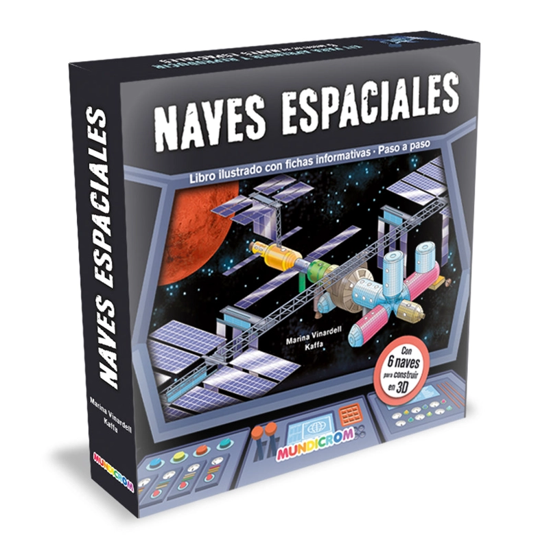 NAVES ESPACIALES... KIT DE CONSTRUCCIÓN + LIBRO - LIBERTAD SA - 1