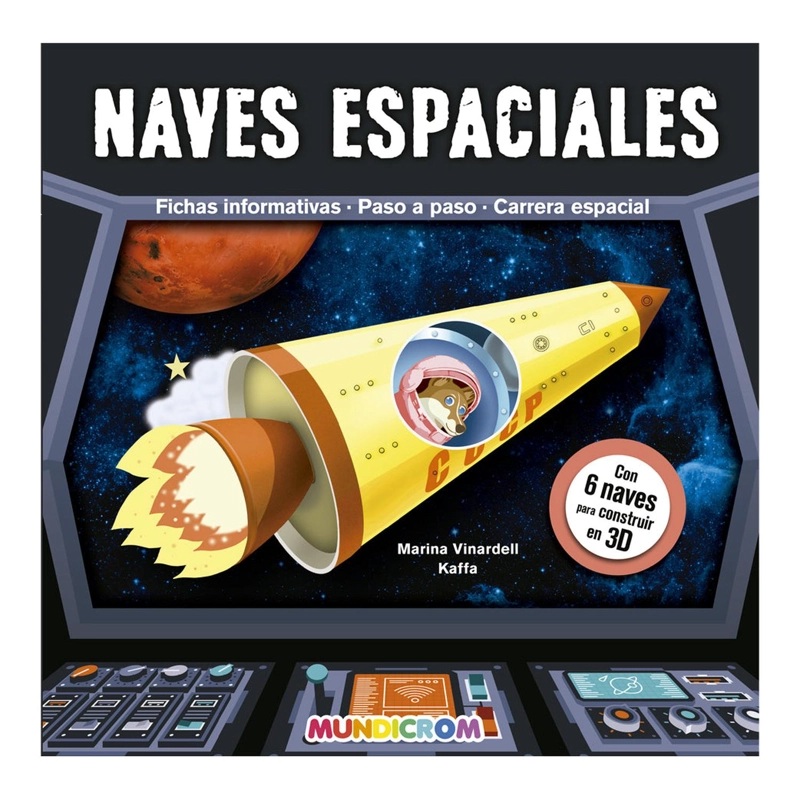 NAVES ESPACIALES... KIT DE CONSTRUCCIÓN + LIBRO - LIBERTAD SA - 2