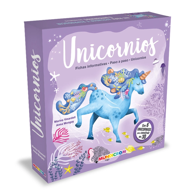 UNICORNIOS... KIT DE CONSTRUCCION + LIBRO - 1
