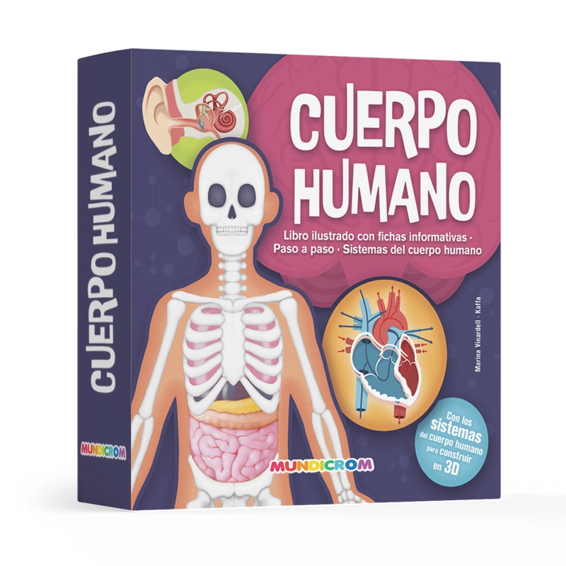 CUERPO HUMANO... KIT DE CONSTRUCCION + LIBRO - 1