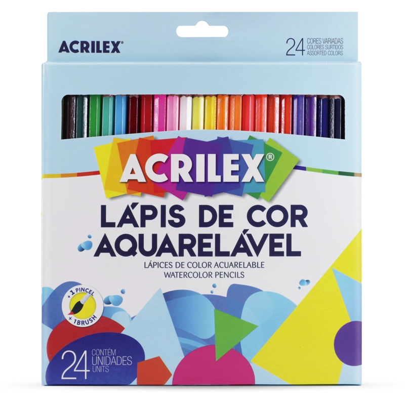LAPICES DE 24 COLORES ACUARELABLE HEXAGONAL - 1