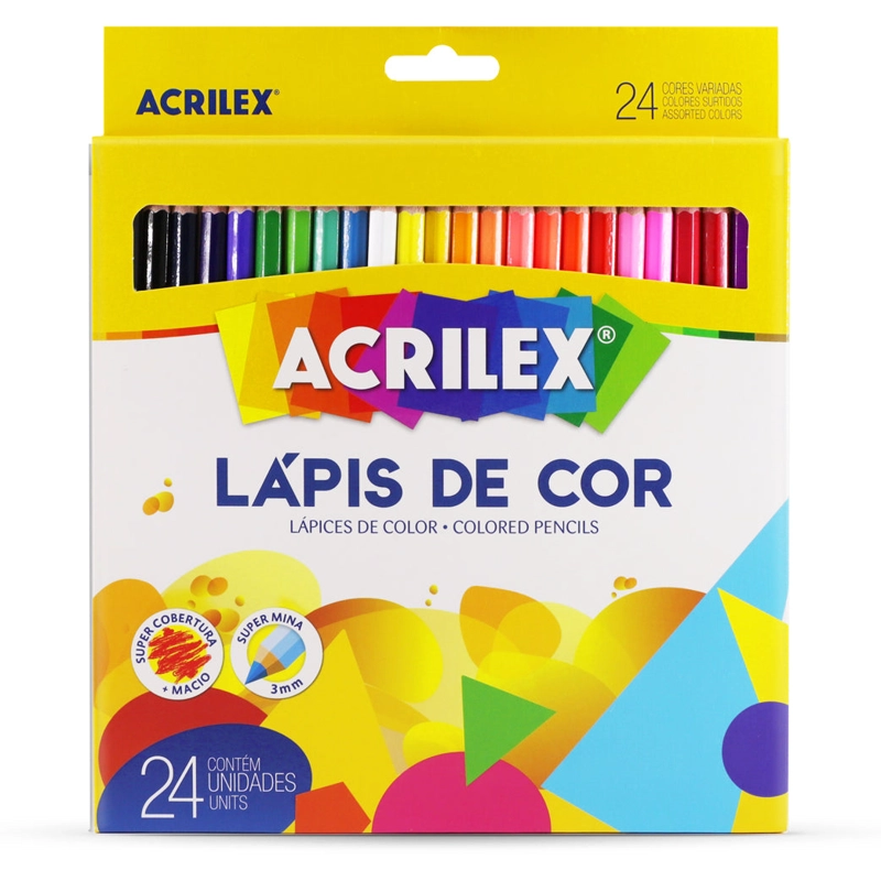 LAPICES DE 24 COLORES HEXAGONAL - 1