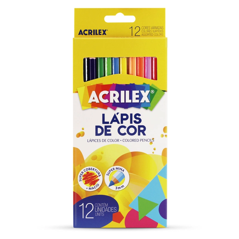 LAPICES DE 12 COLORES HEXAGONAL - 1
