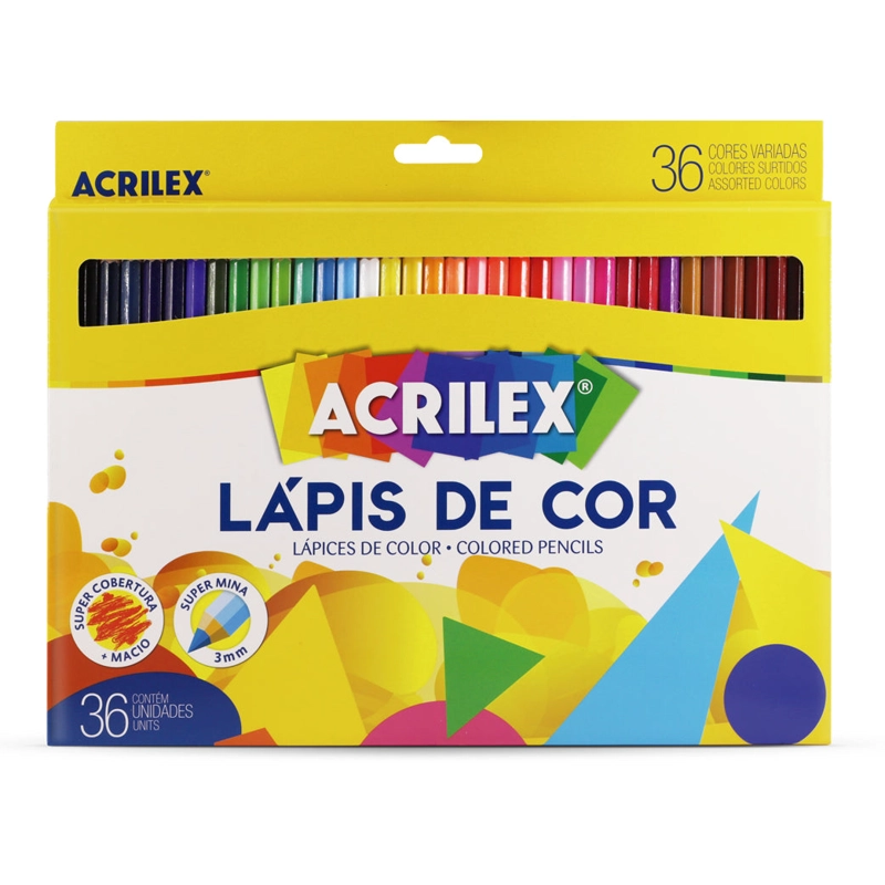 LAPICES DE 36 COLORES HEXAGONAL - 1