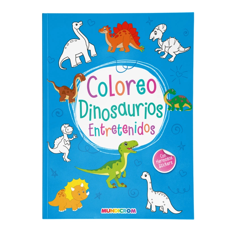 COLOREO DINOSAURIO ENTRETENIDOS... NEON - 1