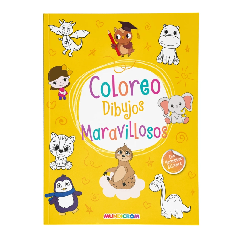COLOREO DIBUJOS MARAVILLOSOS... NEON - 1