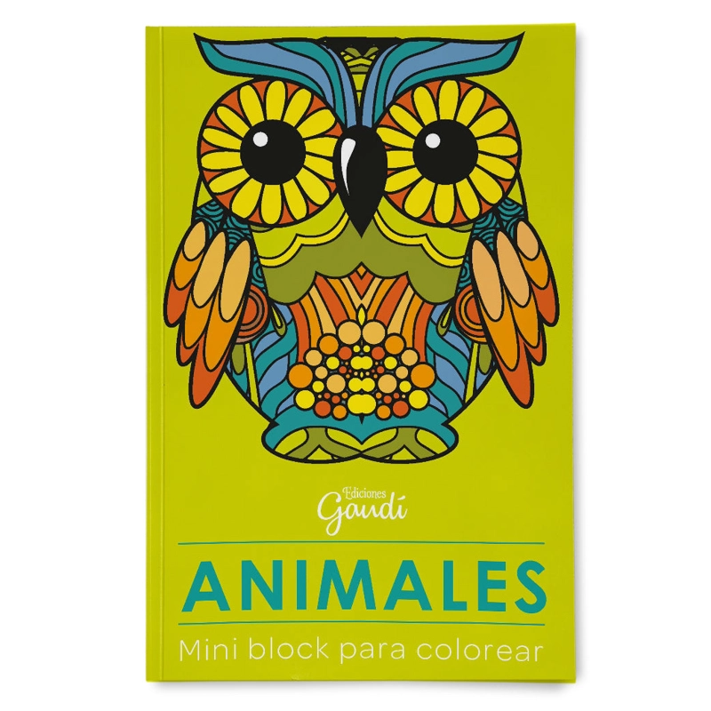 ANIMALES... MINI BLOCK DE COLOREAR - 1