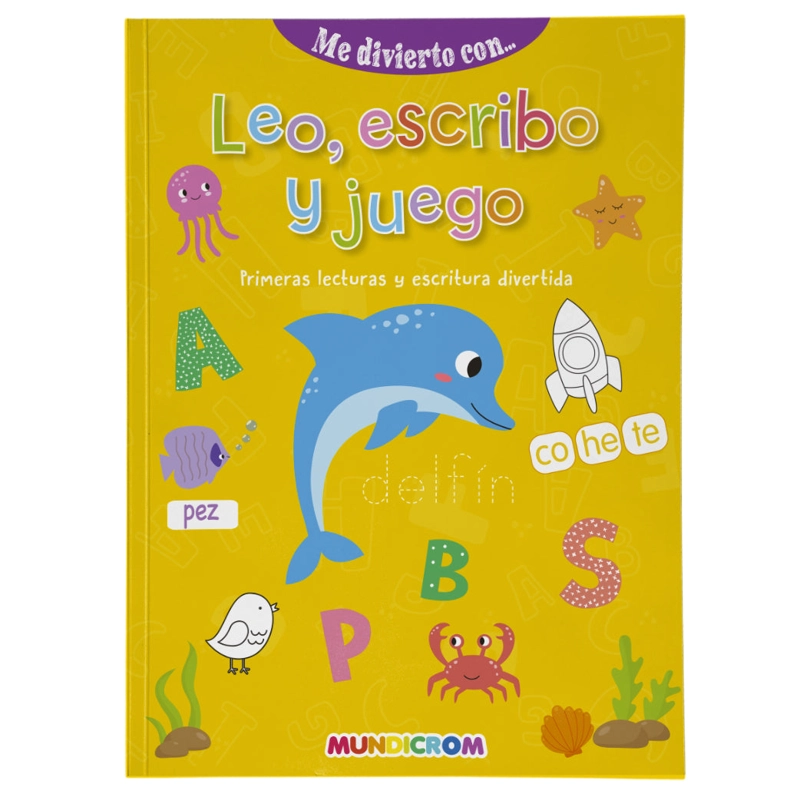 ME DIVIERTO CON... LEO ESCRIBO Y JUEGO - 1