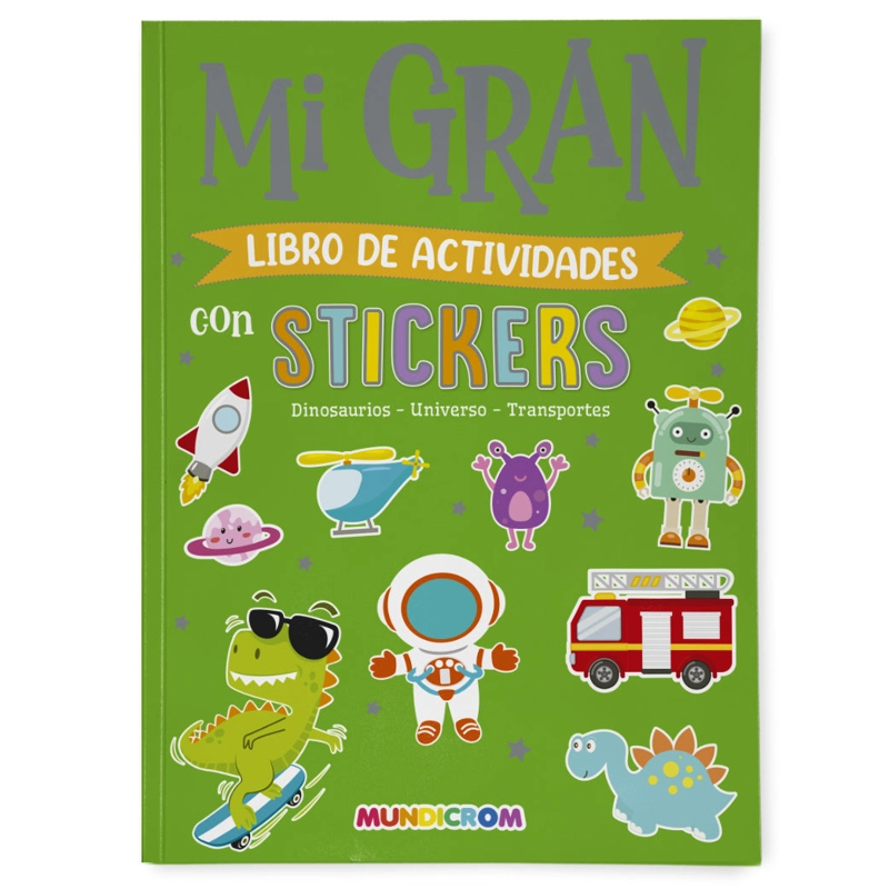 STICKERS… DINOSAURIO, UNIVERSO, ESPACIO - 1