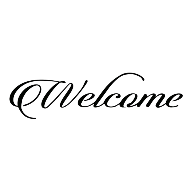 STENCIL 30X8 CM WELCOME - 1