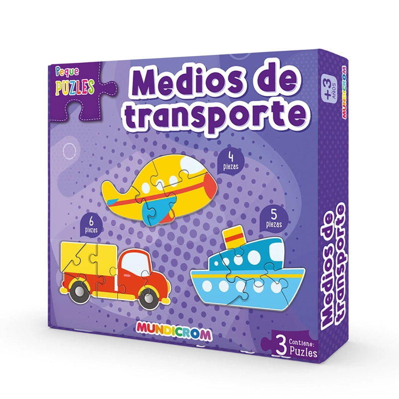 MEDIOS DE TRANSPORTE - PEQUE PUZLES - 1