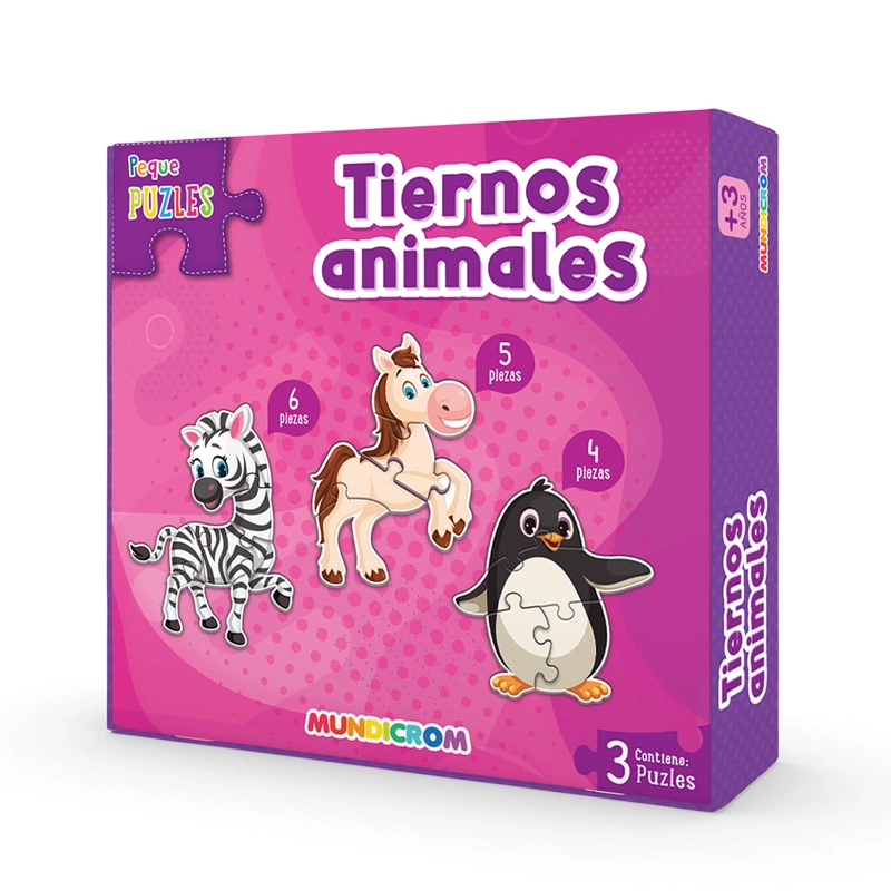 TIERNOS ANIMALES - PEQUE PUZLES - 1