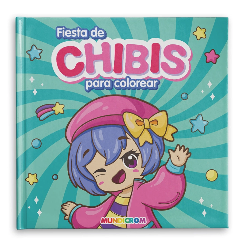 FIESTA DE CHIBIS COLOREAR - 1