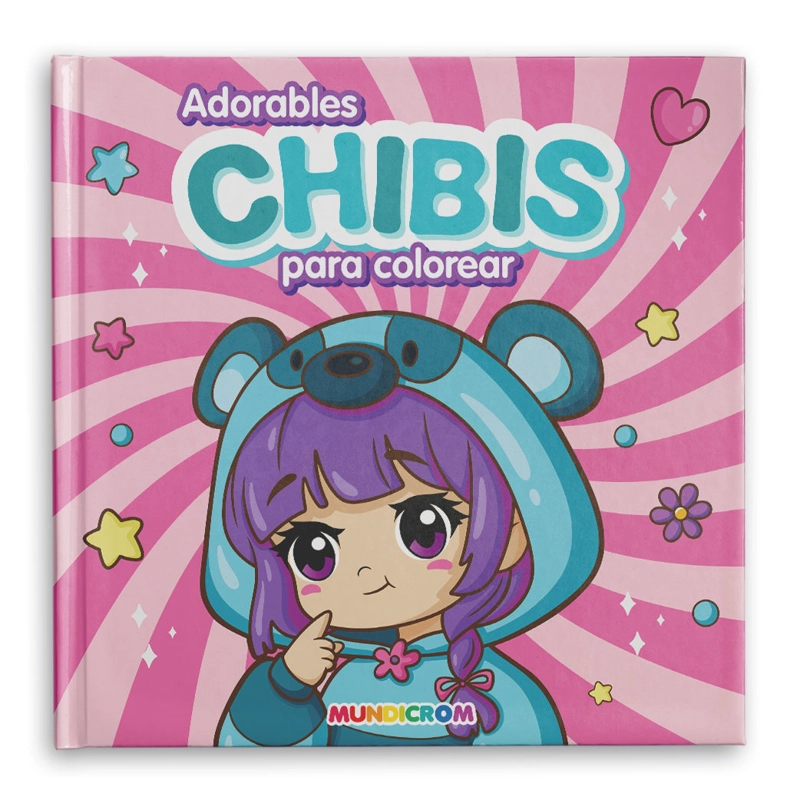 ADORABLES CHIBIS PARA COLOREAR - 1