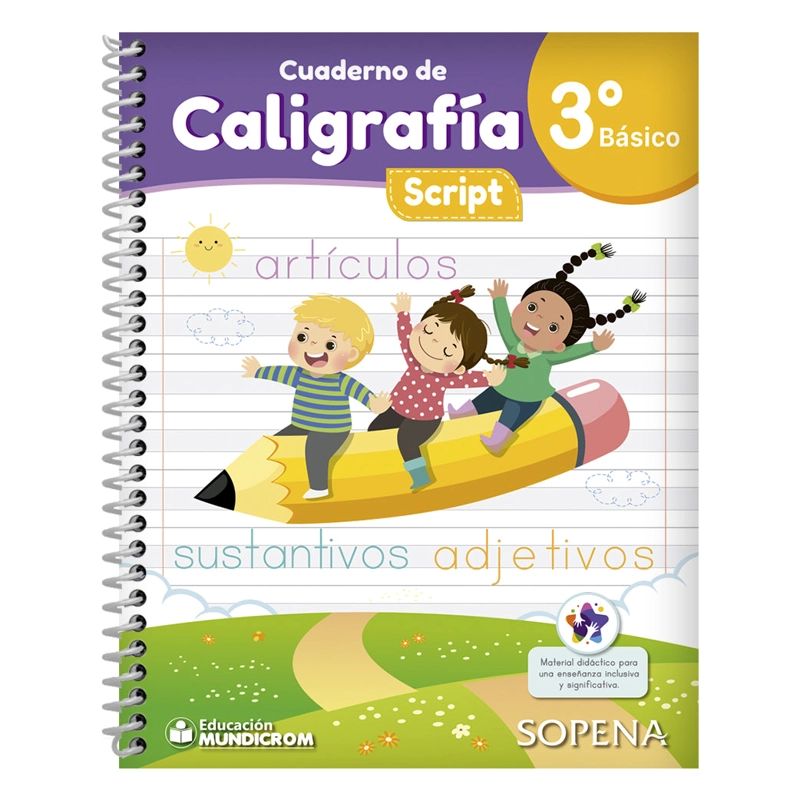 CALIGRAFIA SCRIPT 3° BASICO HORIZONTAL - 1