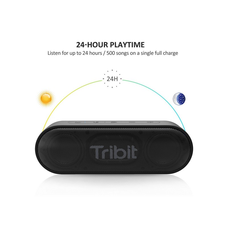 PARLANTE PORTATIL TRIBIT XSOUND GO BLUETOOTH NUEVO RESISTENTE AL AGUA 24 HORAS DE REPRODUCCIÓN - 4