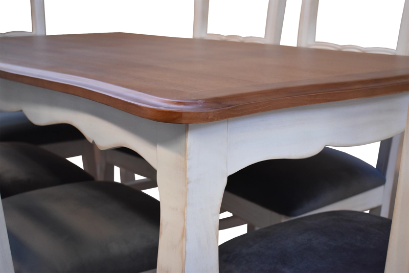 COMEDOR 6 SILLAS NORMANDO 90X160 cubierta miel - 3