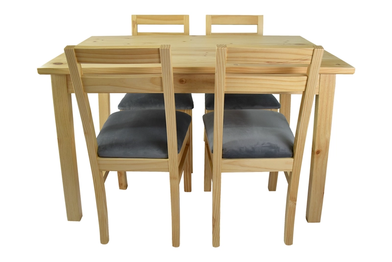 COMEDOR 4 CASTILLA TAPIZ GRIS - 2