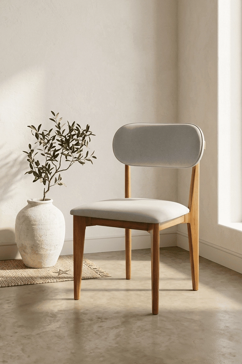 SILLA MONACO TAPIZ CRUDO - 1