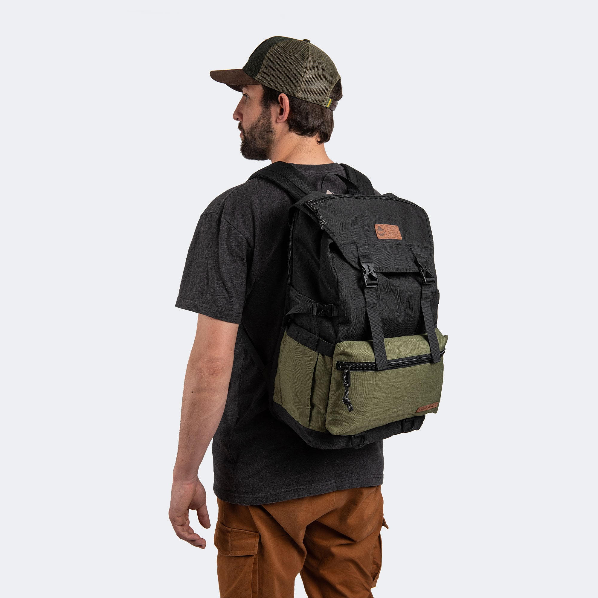 MOCHILA NYLON HAKON 35L BLACK GNOMO - 3