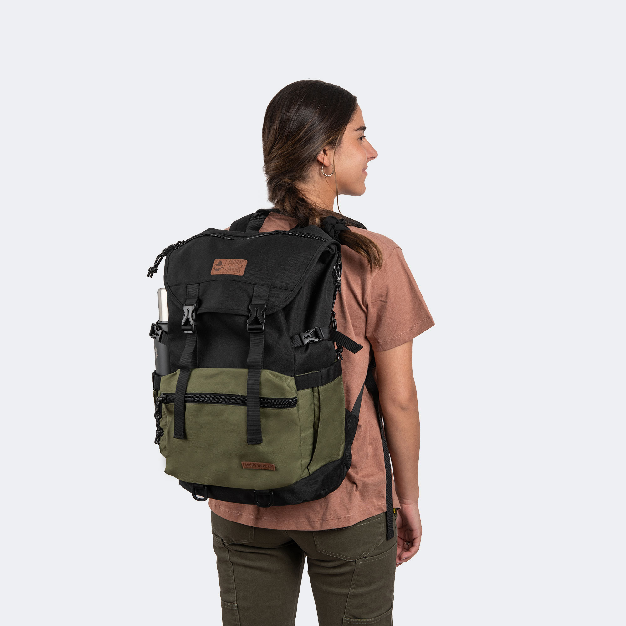MOCHILA NYLON HAKON 35L BLACK GNOMO - 4